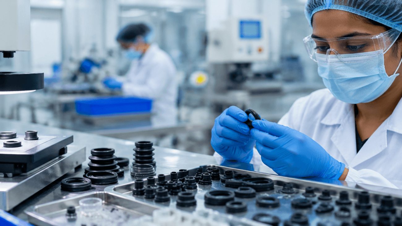 Ensuring Reliability in Medical Rubber Components Through Process Control