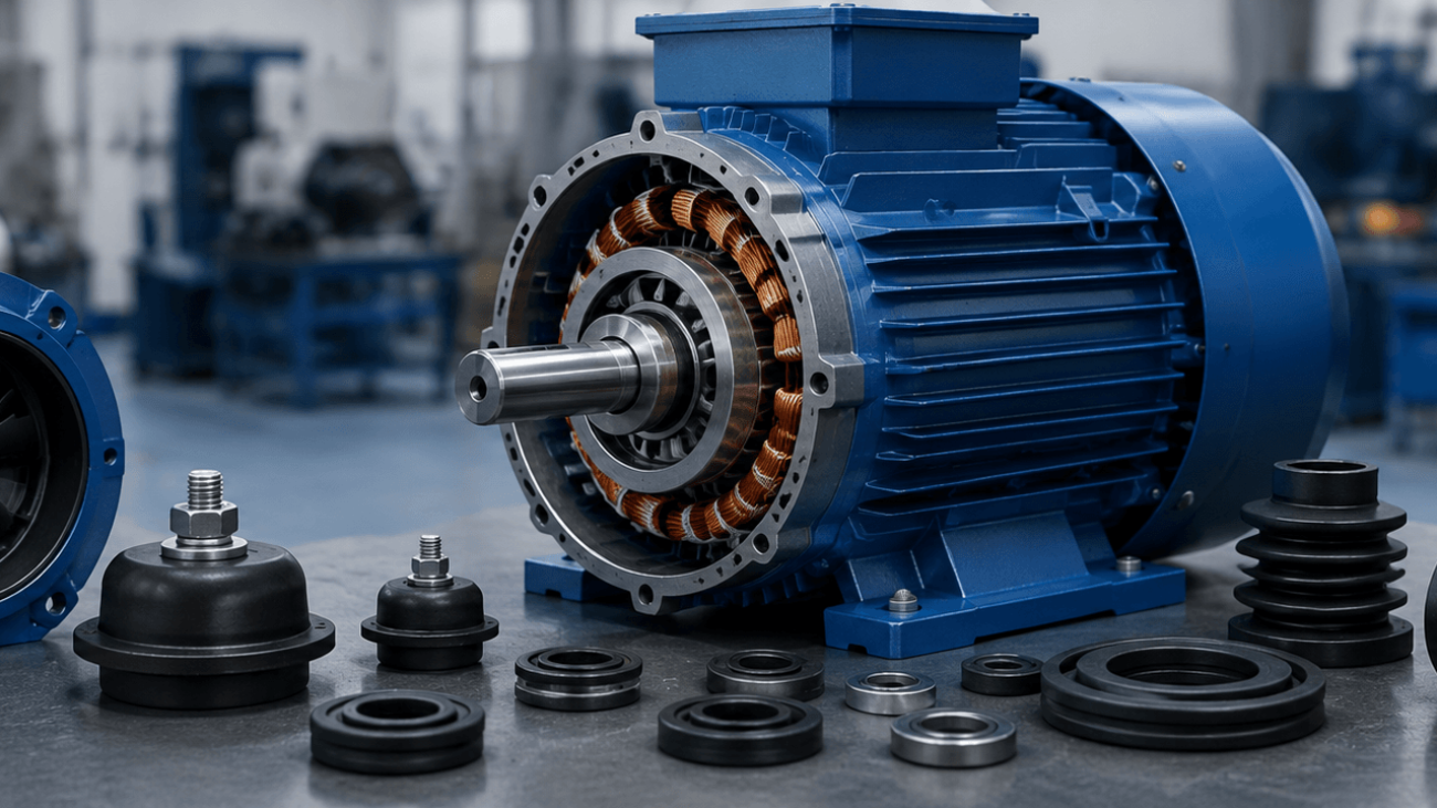 The Role of Rubber Components in Extending Electric Motor Life