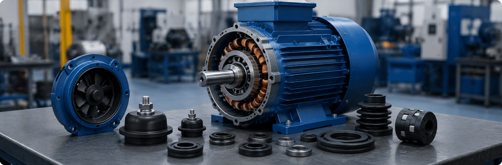 The Role of Rubber Components in Extending Electric Motor Life