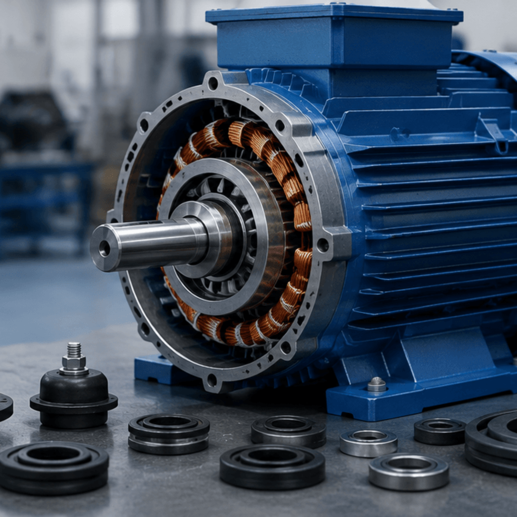 The Role of Rubber Components in Extending Electric Motor Life
